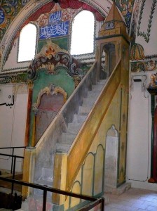 Част от новия интериор на Ески джамия.