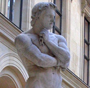 Статуята на Спартак пред Лувъра
