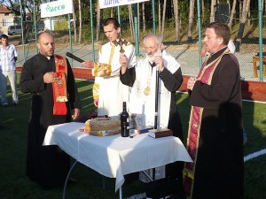 Тържественият водосвет отслужи Старозагорският митрополит Галактион.