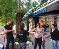 В центъра на Стара Загора тестват „алкохолни” очила. Инициативата е част от кампанията „Алкохолът е лош шофьор” 