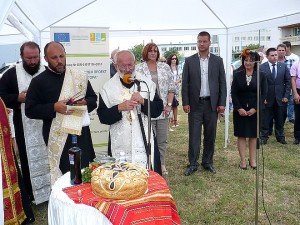 Водосветът бе отслужен от Митрополит Галактион и свещеници от Старозагорската епархия