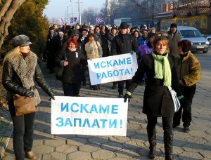 Remotex protest za zaplati