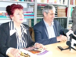 Пламен Димитров и Иванка Данаилова, председател на РКС на КНСБ - Стара Загора