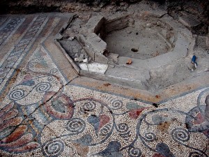 Ще бъде реставрирана и писцината (малко басейнче), която е неразделна част от мозайката "Дионисиево шествие"