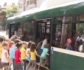Старозагорски деца се возиха за първи път в екотролейбус