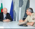Областният управител Г. Ранов се срещна с новия началник на Военното окръжие в Стара Загора полк.Мишев