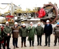 Нов чешки 680-тонен роторен багер пуснаха днес официално в експлоатация в „Мини Марица-изток” ЕАД