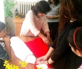 Еднометрова мартеница измайсториха ГЕРБ – младежи в Стара Загора заедно с децата от дом „Мария Терезия“