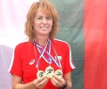 Зам.-кметът на Стара Загора Красимира Чахова с три златни медала от Балканиада за ветерани