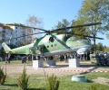 Боен вертолет МИ-24 в парк 