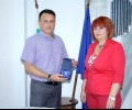 Почетен знак за ст.комисар Николай Кирков преди заминаването му от Стара Загора