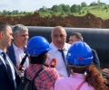 Премиерът Борисов посети строителството на газопровод от 