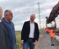 Премиерът Борисов инспектира строежа на жп-отсечката София-Елин Пелин
