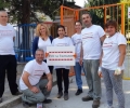 Доброволци от EVN - Пловдив боядисаха с родители старозагорска детска градина