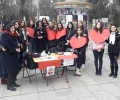 С демонстрация на пушеща кукла отказват зависимите в Стара Загора