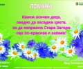 Деца засаждат цветя в центъра на Стара Загора