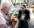 Кметът Живко Тодоров с поздрав по повод 90-годишния юбилей на Почетния гражданин Кънчо Матев