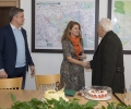 Двама зам.-кметове поздравиха 90-годишен полковник от Стара Загора навръх рождения му ден