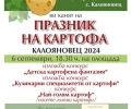 Кулинарни изкушения от картофи очакват посетителите на Празника на картофа в село Калояновец